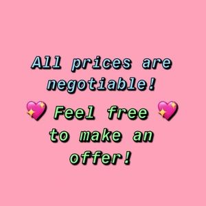 Please make a reasonable offer!!